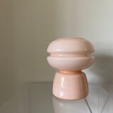 Space age design table lamp, soft pink