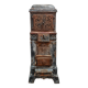 Art Nouveau cast iron stove, 19th century