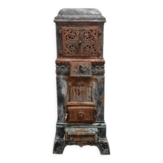 Art Nouveau cast iron stove, 19th century