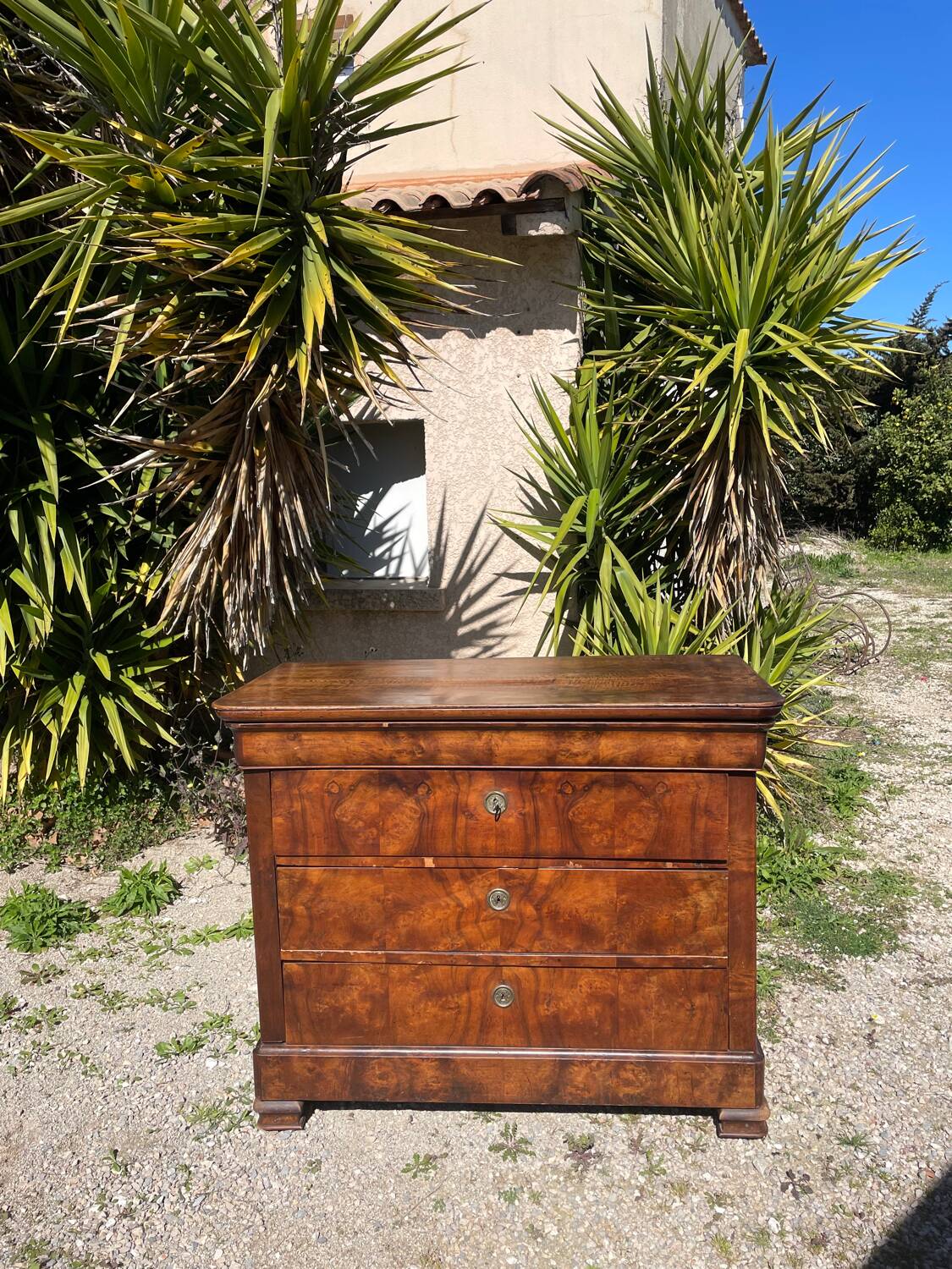 Louis Philippe style chest of drawers, 4 drawers