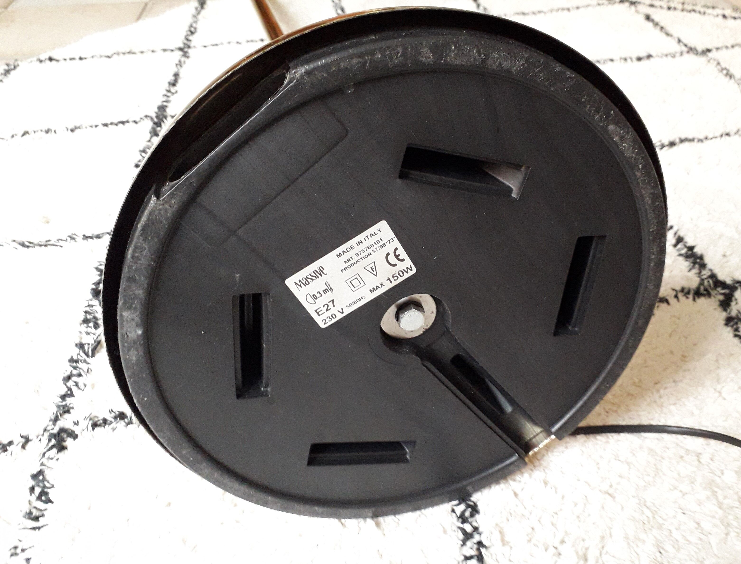 Brass articulated floor lamp