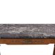 Elegant Italian Console Table, Black Marble Top, 1950s Empire Revival