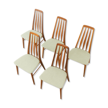 1960s dining chairs, niels koefoed