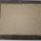 Oil Painting on Cardboard Saint Tropez - La Ponche signed Louis Millet - 60's