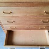 Commode vintage pieds compas