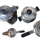 Silver metal tea/coffee set circa 1930 - Art Deco period - Christofle