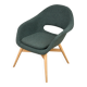 Vintage Shell Lounge Chair by Miroslav Navratil, 1960s, Czechoslovakia