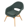 Vintage Shell Lounge Chair by Miroslav Navratil, 1960s, Czechoslovakia