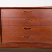 Danish Enfilade in Teak by Henry Walter Klein for Bramin 1960.
