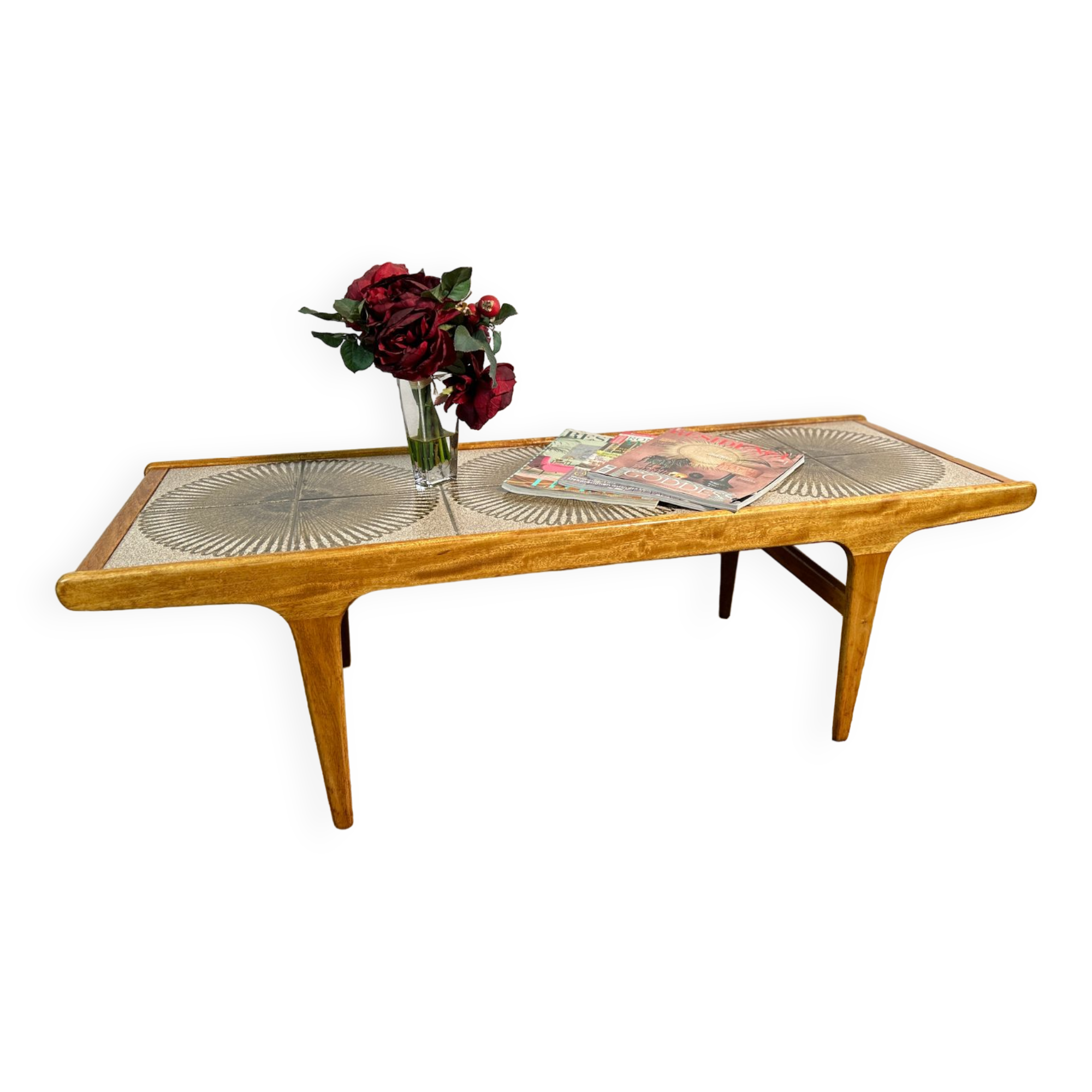 Table Basse en Teck 1960