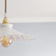 Vintage opaline pendant lamp