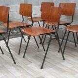 Set of 6 vintage Marko chairs