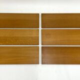 Antique Large Double Wall Shelf - Metal & Wood - 50/60's