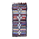 Tapis Berbère Boucherouite coloré - 80 x 189 cm