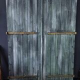 Pair of patinated shutters