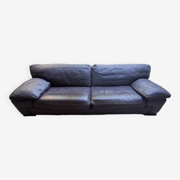 Canapé cuir marron roche bobois