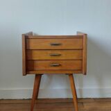 Compass feet bedside table