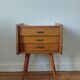 Compass feet bedside table
