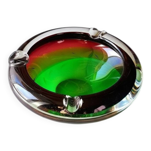 cendrier multicolore, - murano