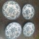4 soup plates, Asian Pheasants, Enoch Wedgwood, vintage