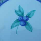 6 dessert plates porcelain cottage SPAL Portugal