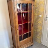 Small walnut display case