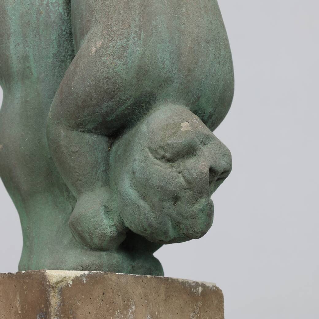 Figurative female sculpture by Francine Govers, 1990s