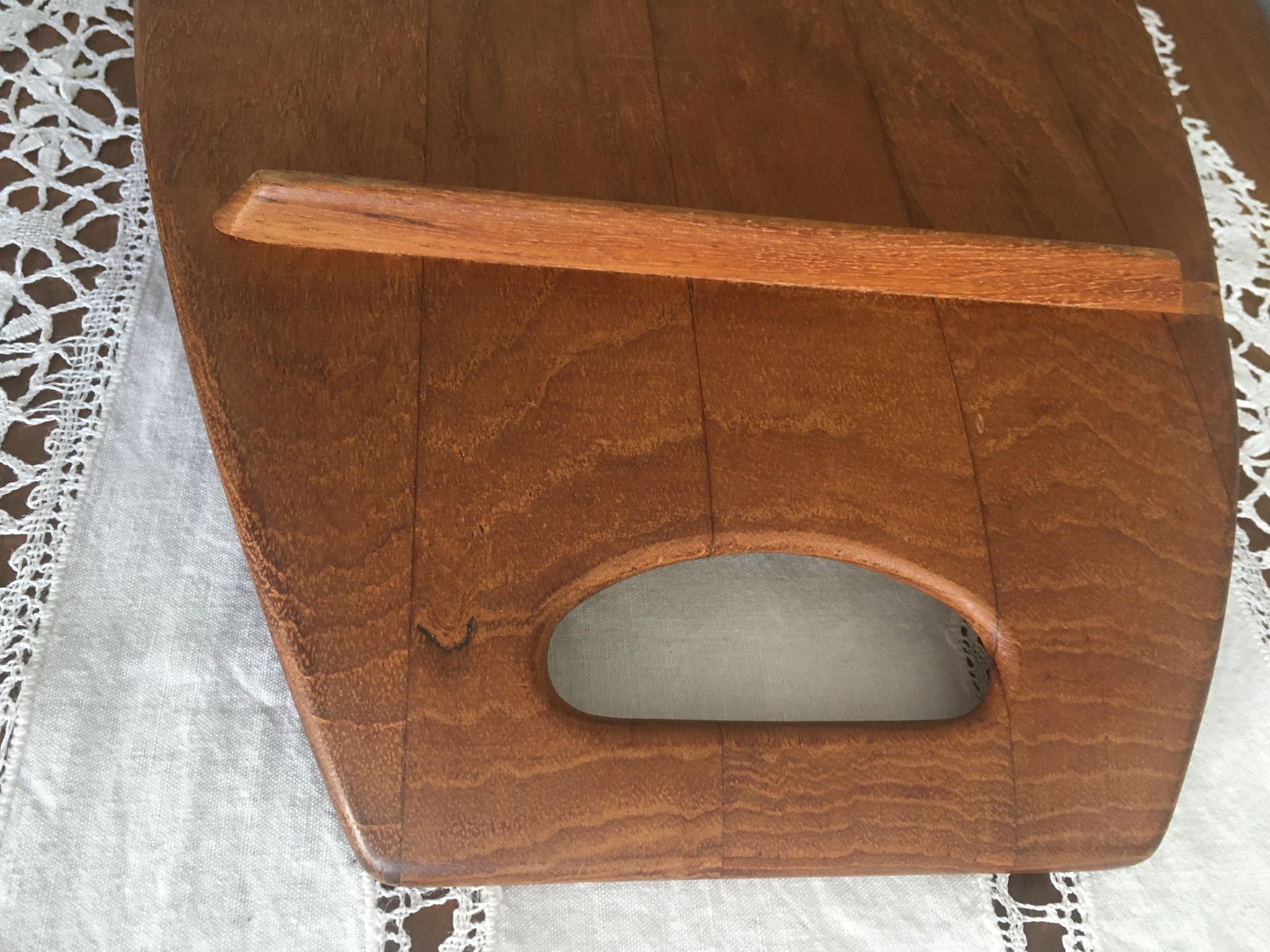 Solid teak serving tray by Jens Harald Quistgaard