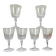 6 Vintage Cristal D'Arques Versailles Water Glasses