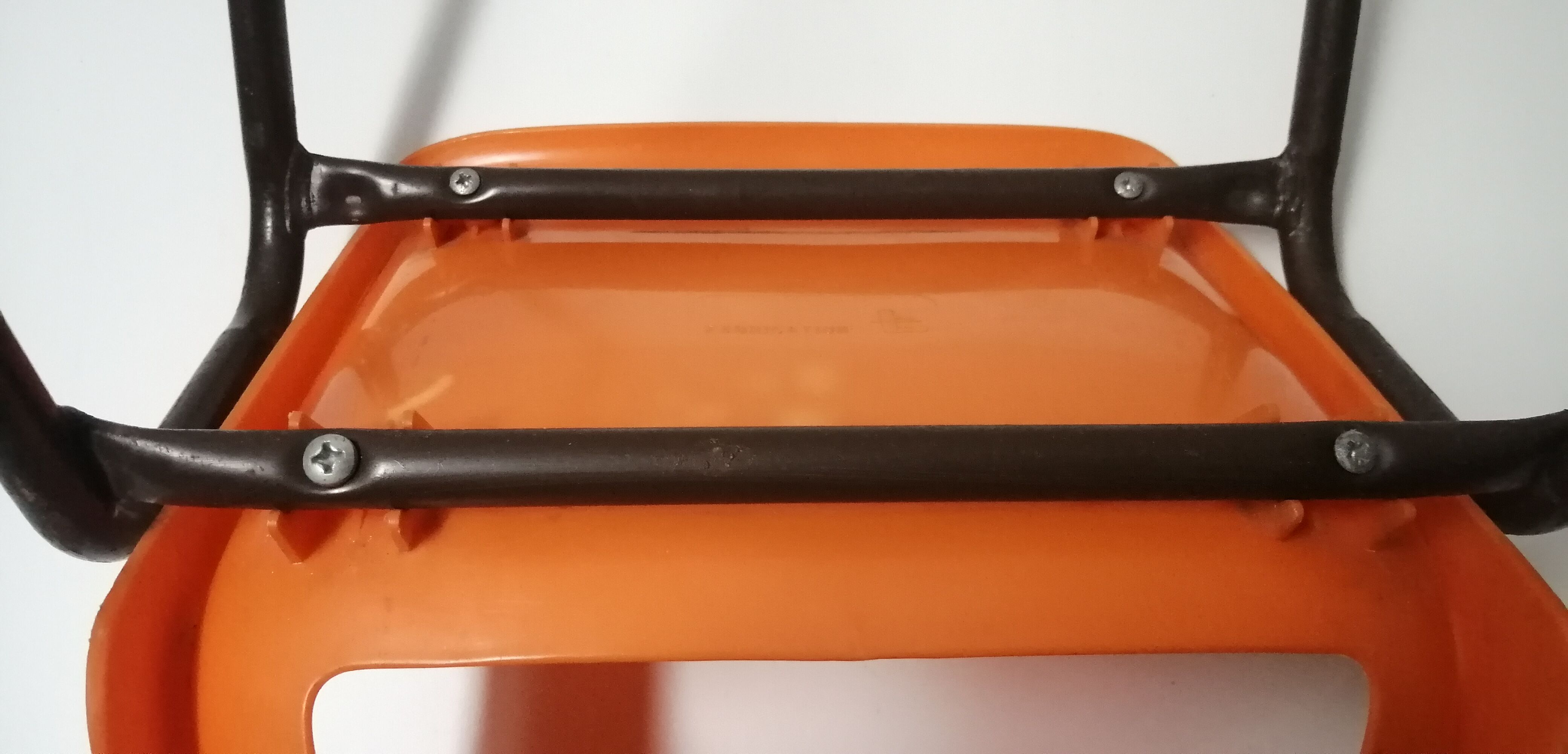 Vintage children's chair orange HB