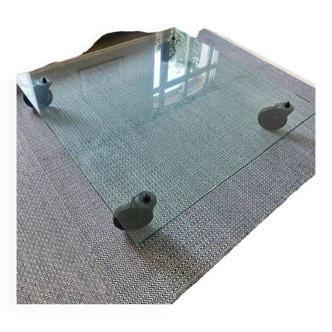 Glass coffee table Gae Aulenti Fontana Arte 150x150