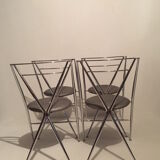 Yamakado, 4 Cinderella folding chairs, design 1987