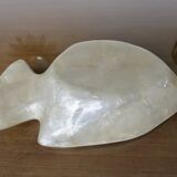 Empty fish pocket in white mother-of-pearl 1980