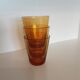 Lot de 3 verres vereco ambre
