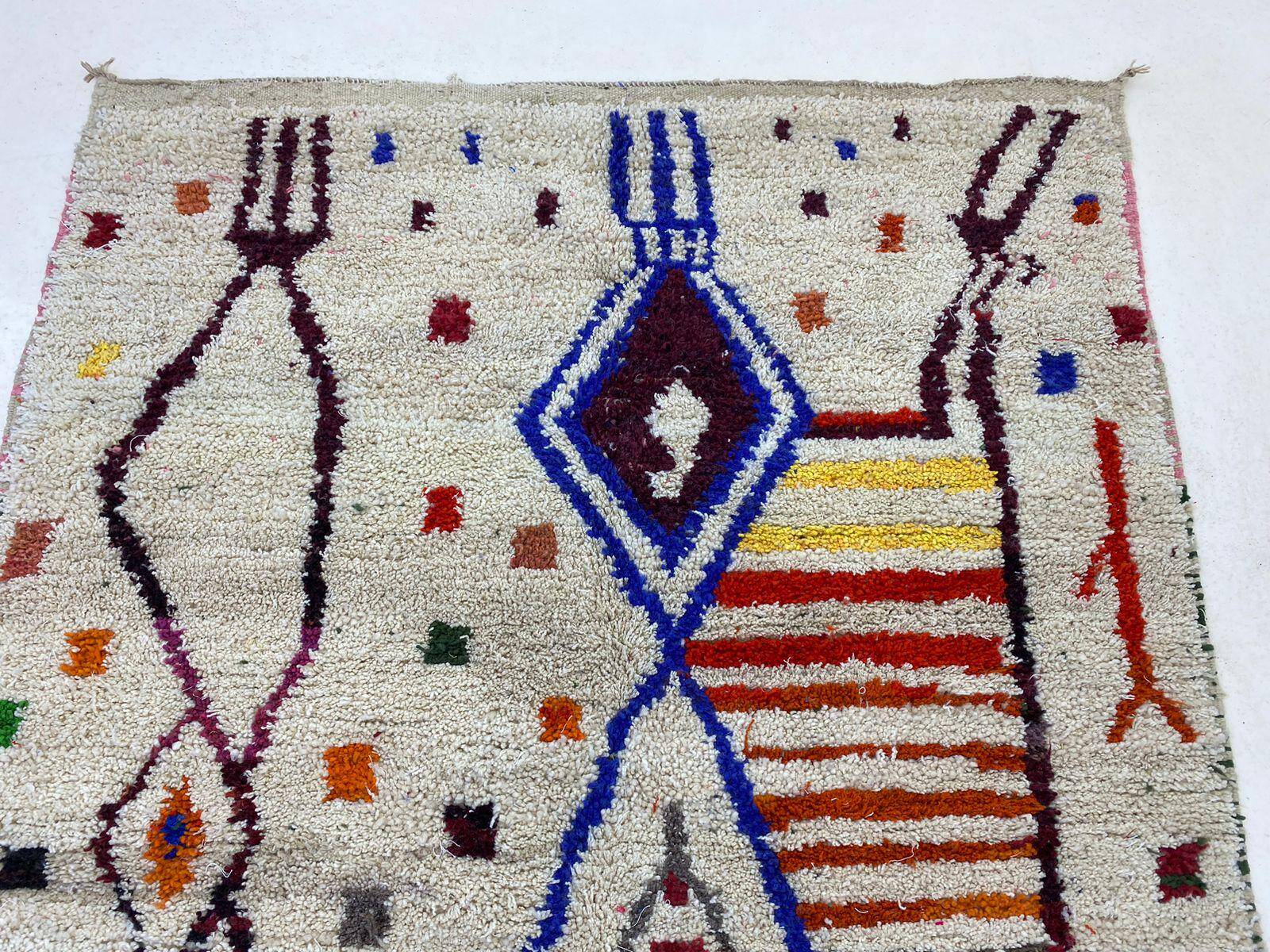 Handmade Moroccan rug high quality 3x2 m