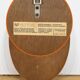 Hollywood Regency Style Oval Brass Bezel Mirror – 1970