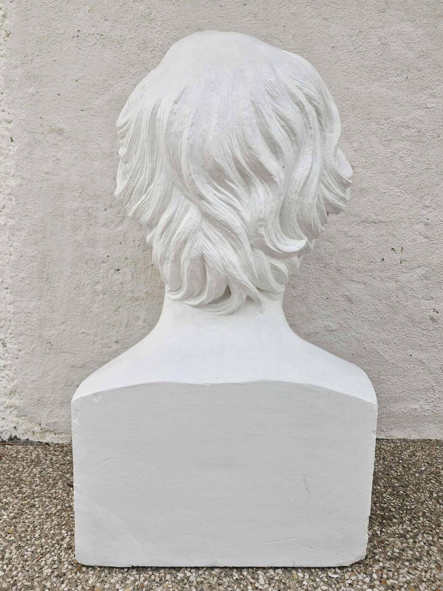 Plaster bust "F. ARAGO / 1839" made by P.J. DAVID (of Angers)