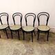 Lot de 4 chaises style Thonet
