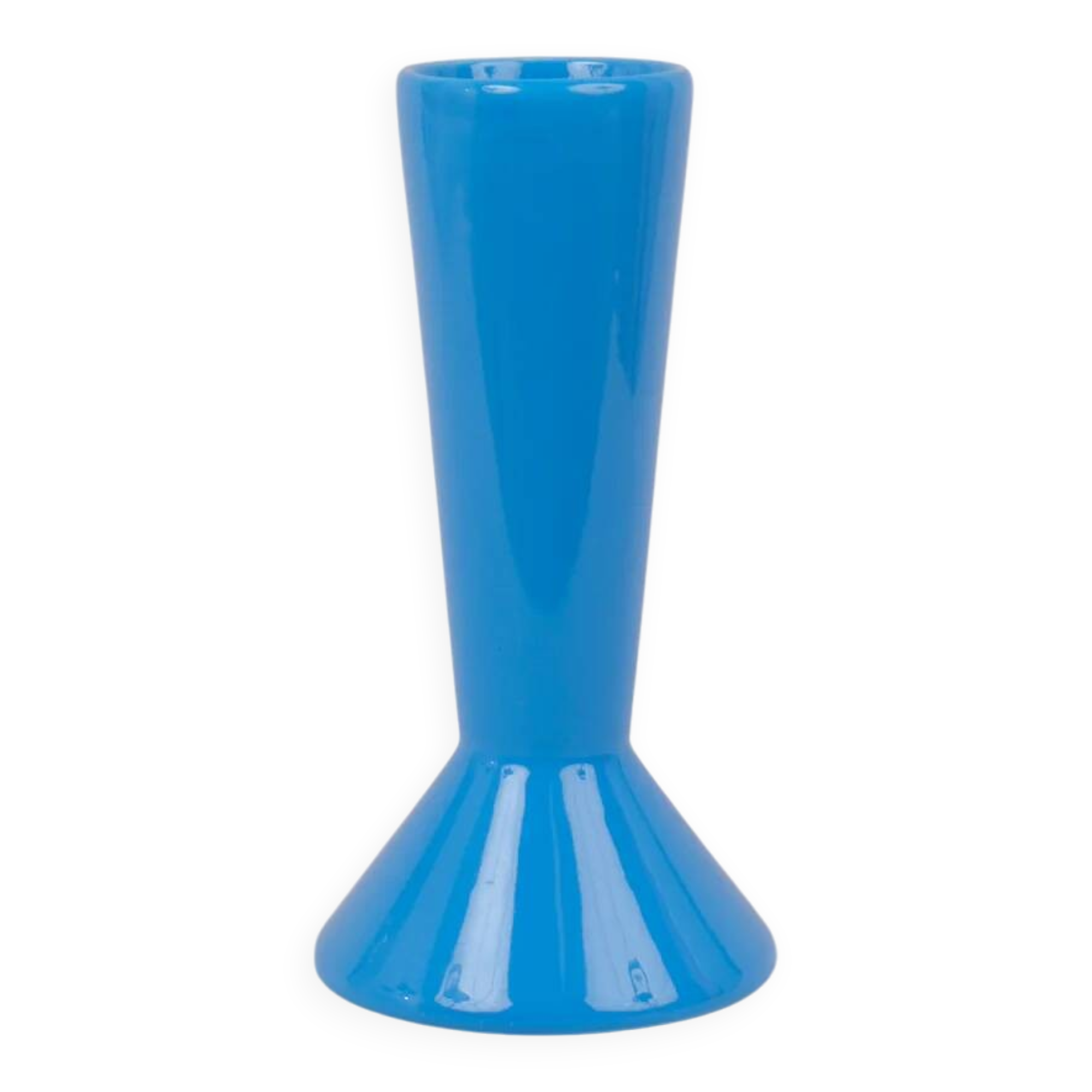 Geometric ceramic vase