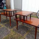 Pair of tables vintage piece of couch Scandinavian years 50-60