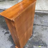 Scandinavian shallow solid wood shelf 1980