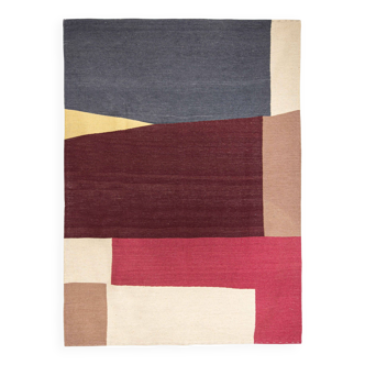 Kilim afghan contemporain 235 x 165 cm