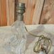 Vintage crystal lamp foot 60/70