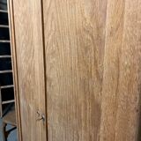 Raw vintage oak cabinet