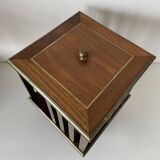Small rotating desk bookcase
