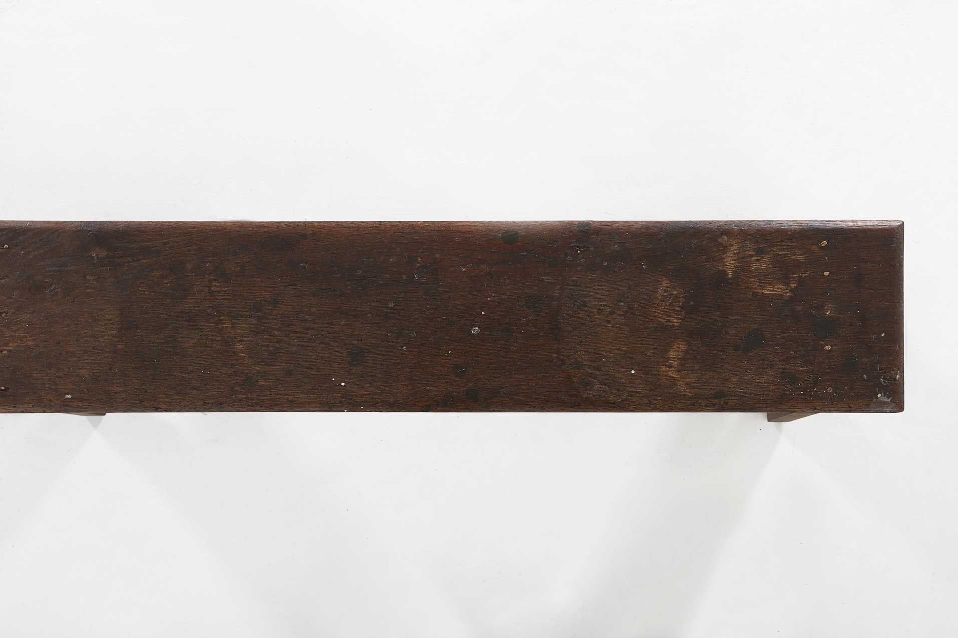 Banc en bois industriel Ca.1920