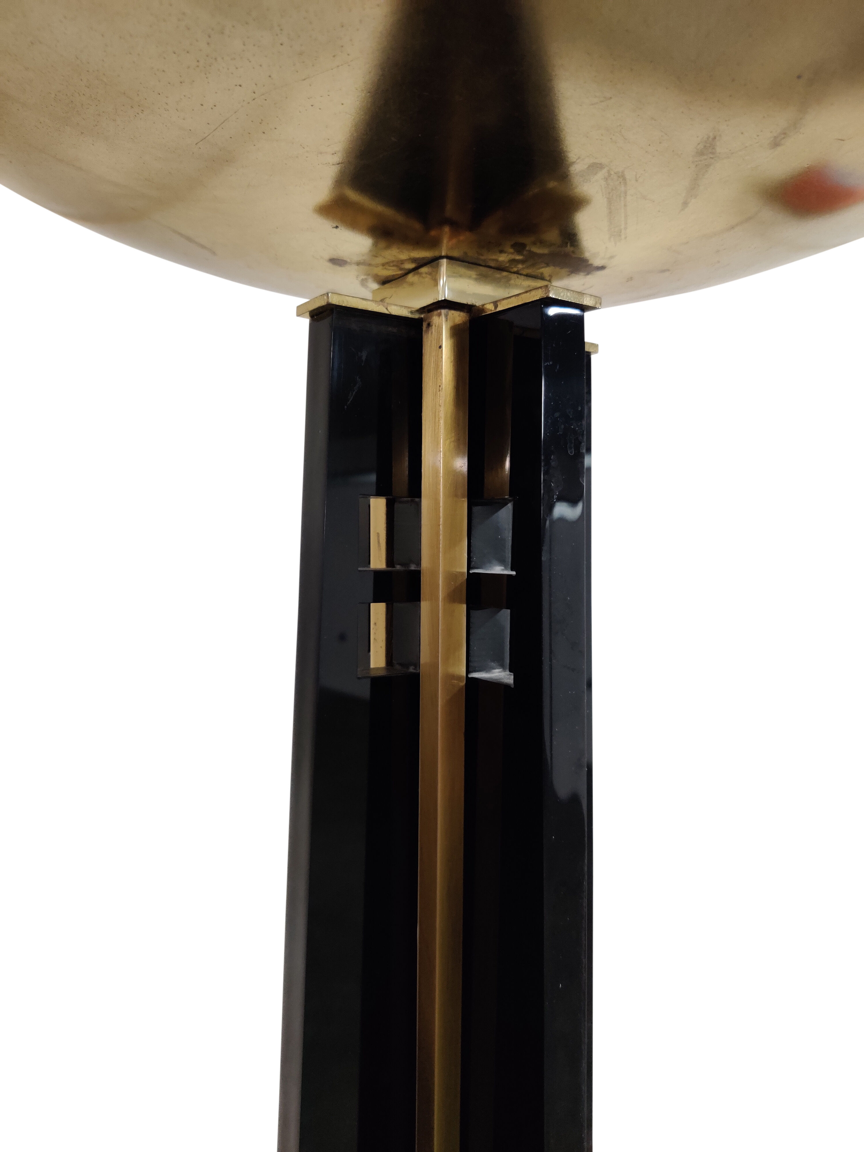 Lampadaire en laiton années 80