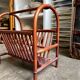Dark bamboo magazine rack