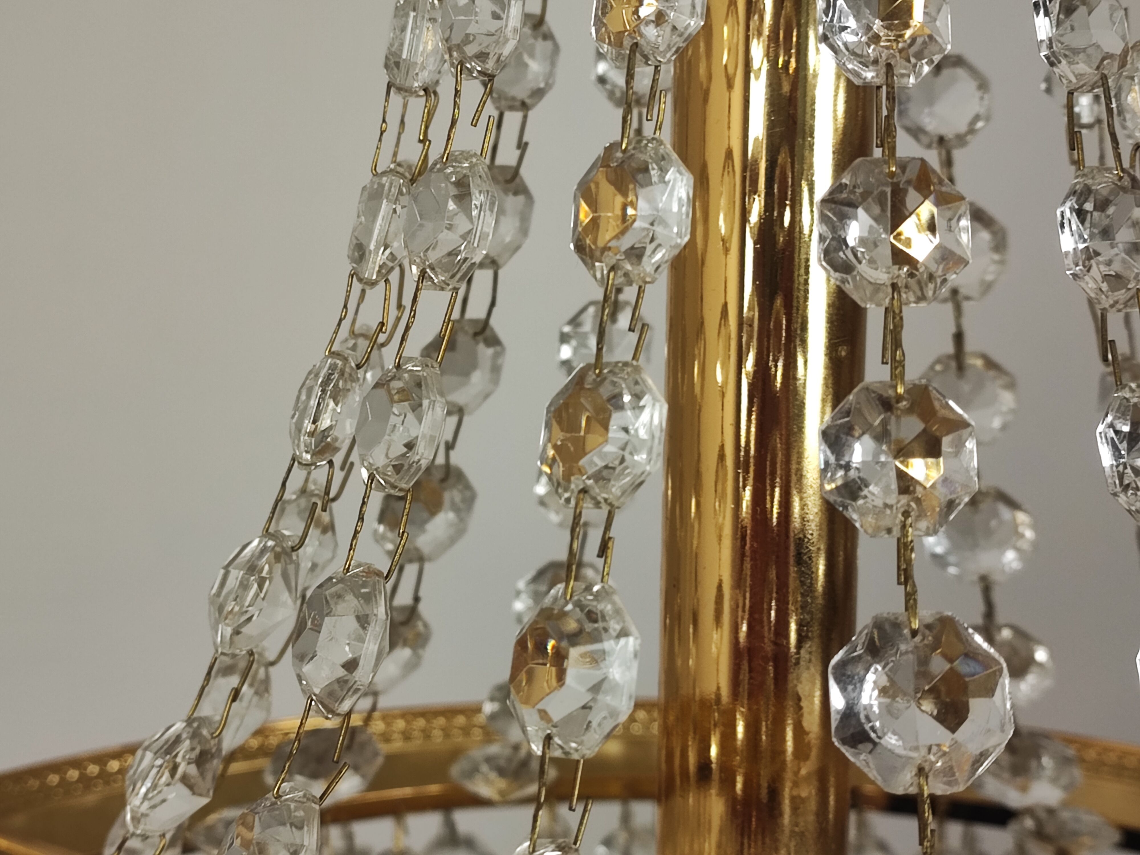 Chandelier with tassels