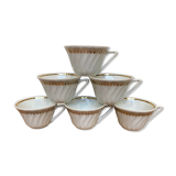 Set de 6 tasses à café Chauvigny F. Deshoulières